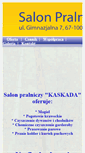 Mobile Screenshot of pralniakaskada.com