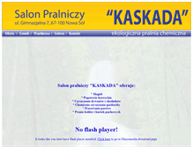 Tablet Screenshot of pralniakaskada.com
